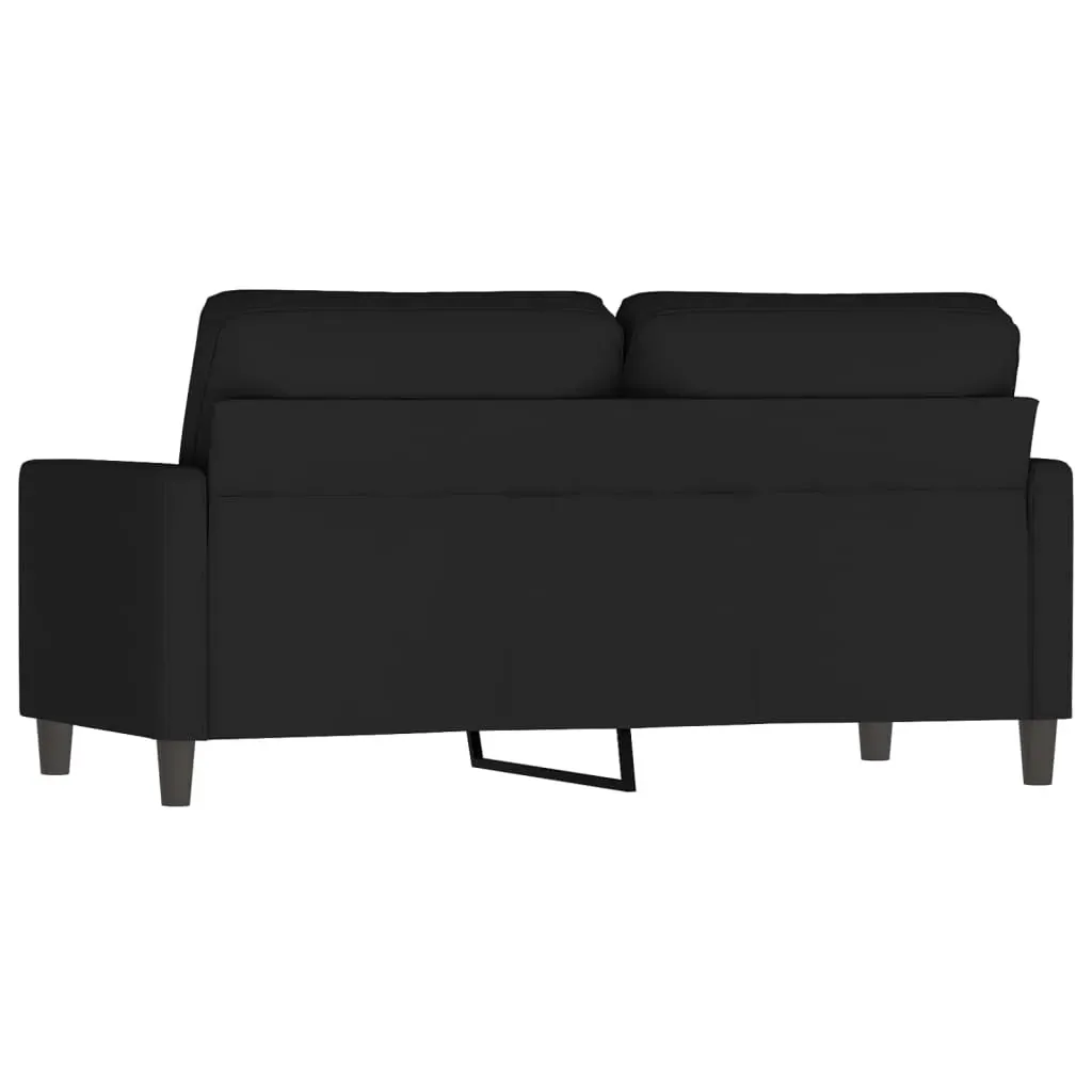 2-Seater Sofa Black 140 cm Velvet Price