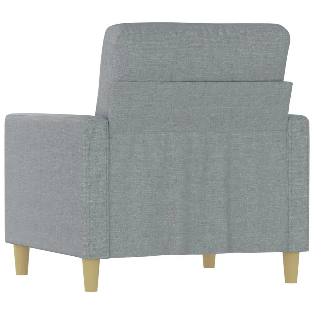 Sofa Chair Light Grey 60 cm Fabric Price
