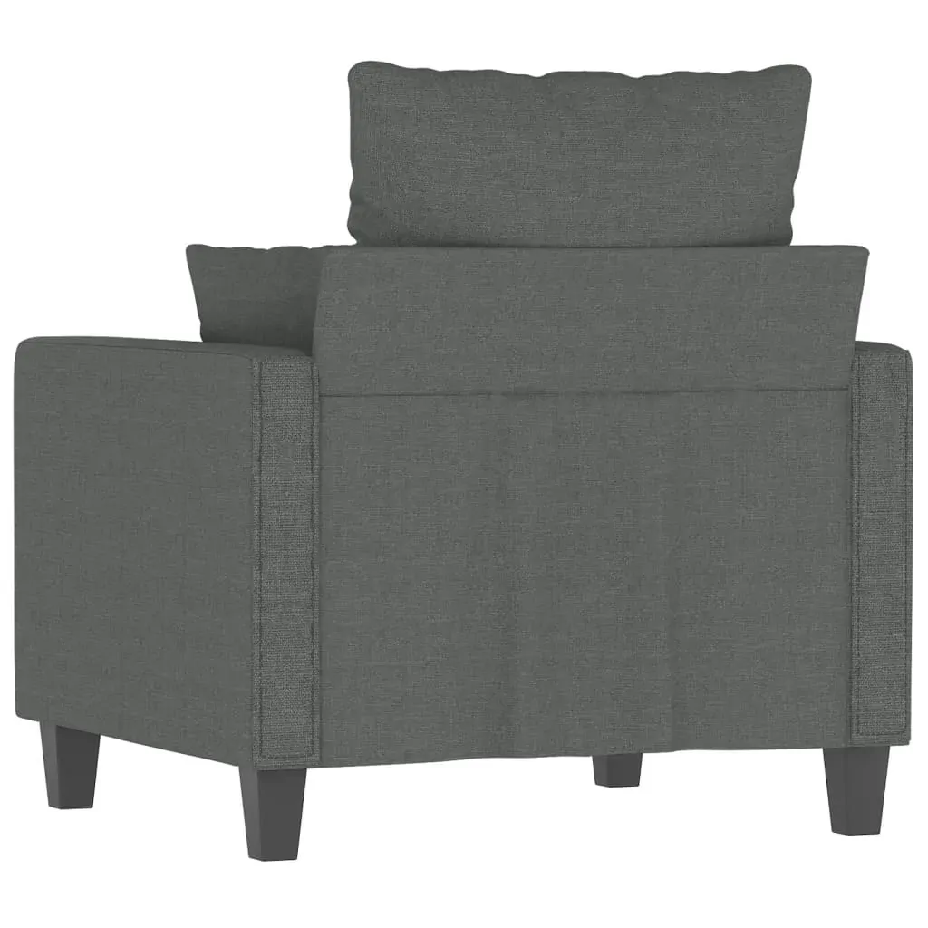 Sofa Chair Dark Grey 60 cm Fabric Price