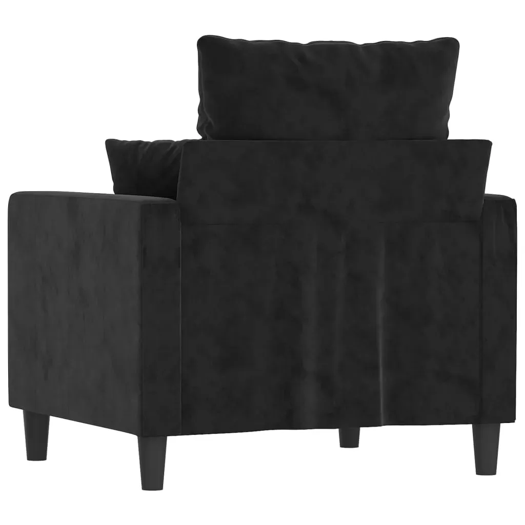 Sofa Chair Black 60 cm Velvet Price