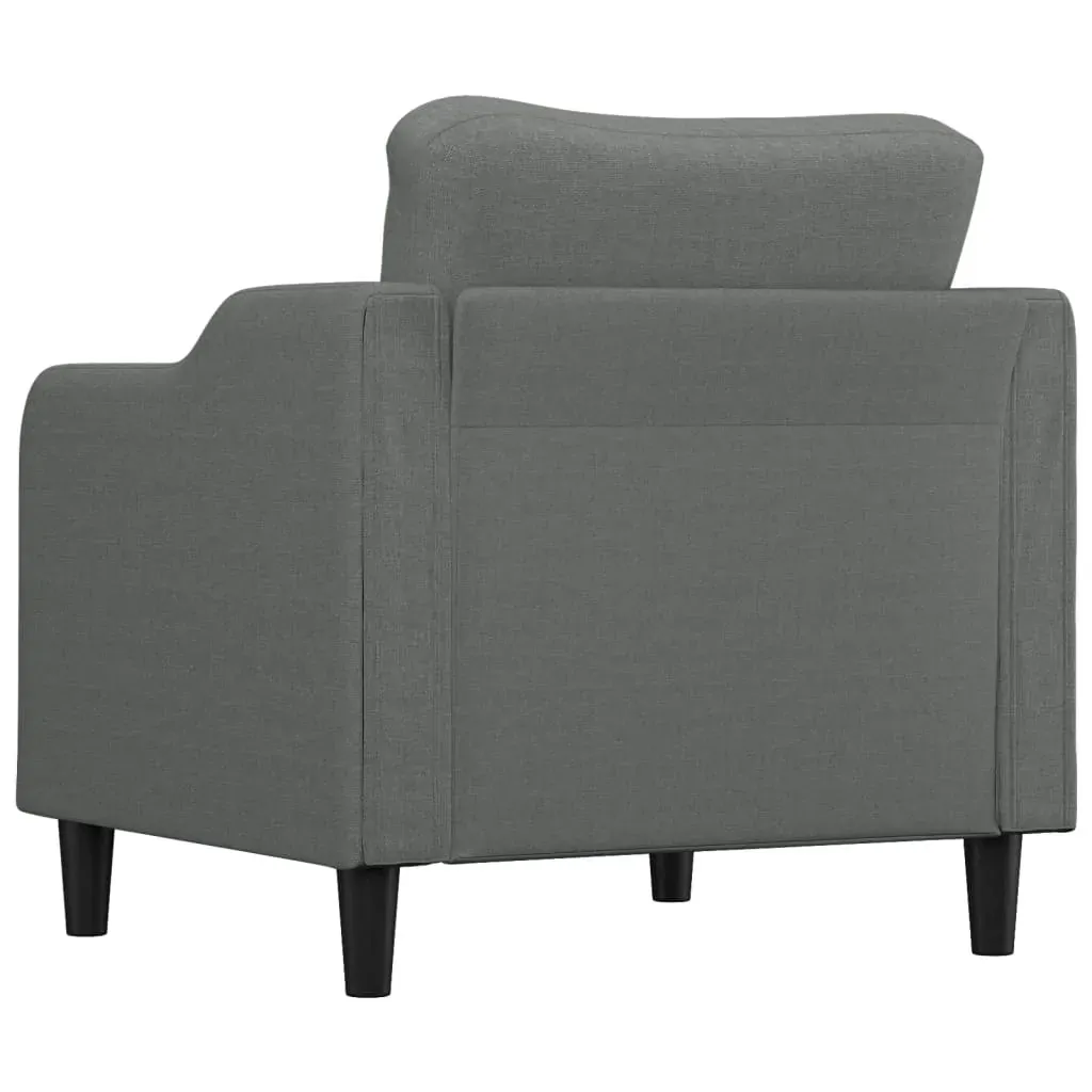 Sofa Chair Dark Grey 60 cm Fabric Price