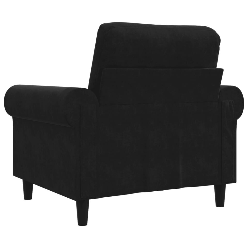 Sofa Chair Black 60 cm Velvet Price