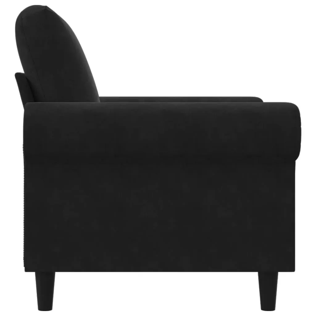 Sofa Chair Black 60 cm Velvet Price