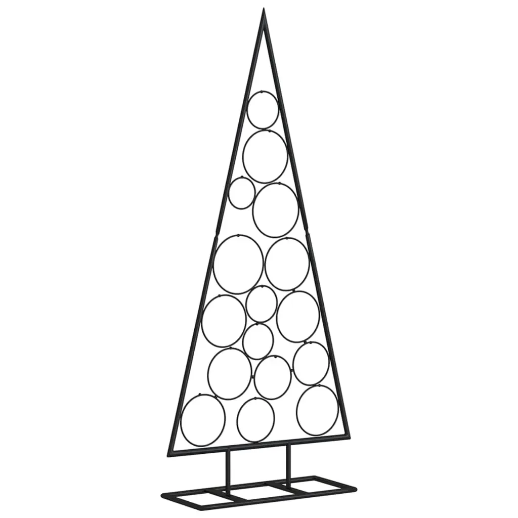 Metal Christmas Tree for Decoration Black 125 cm Price