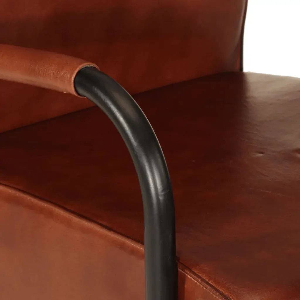 Sofa Chair Brown Real Leather Price