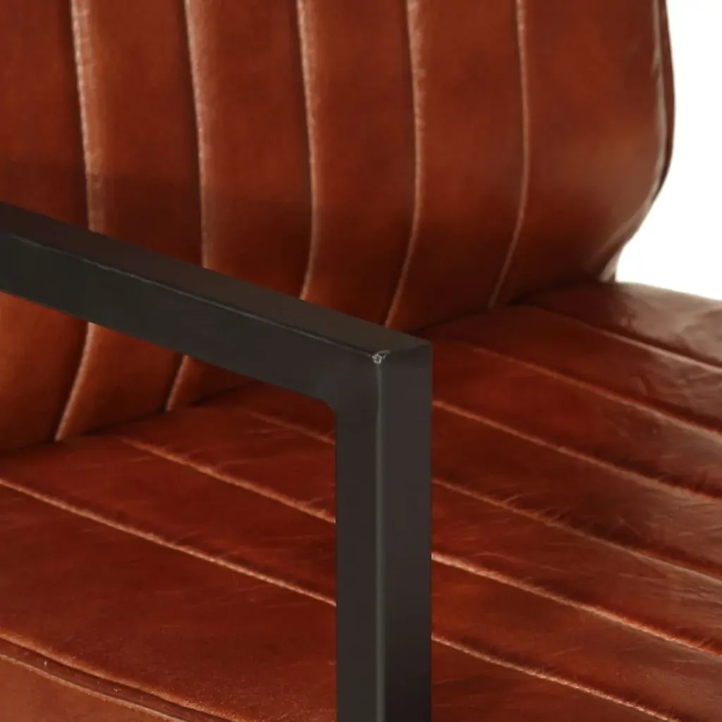 Sofa Chair Brown Real Leather Price