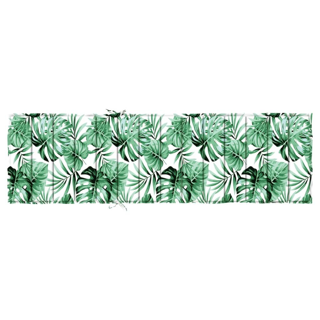 Sun Lounger Cushion Leaf Pattern Oxford Fabric Price