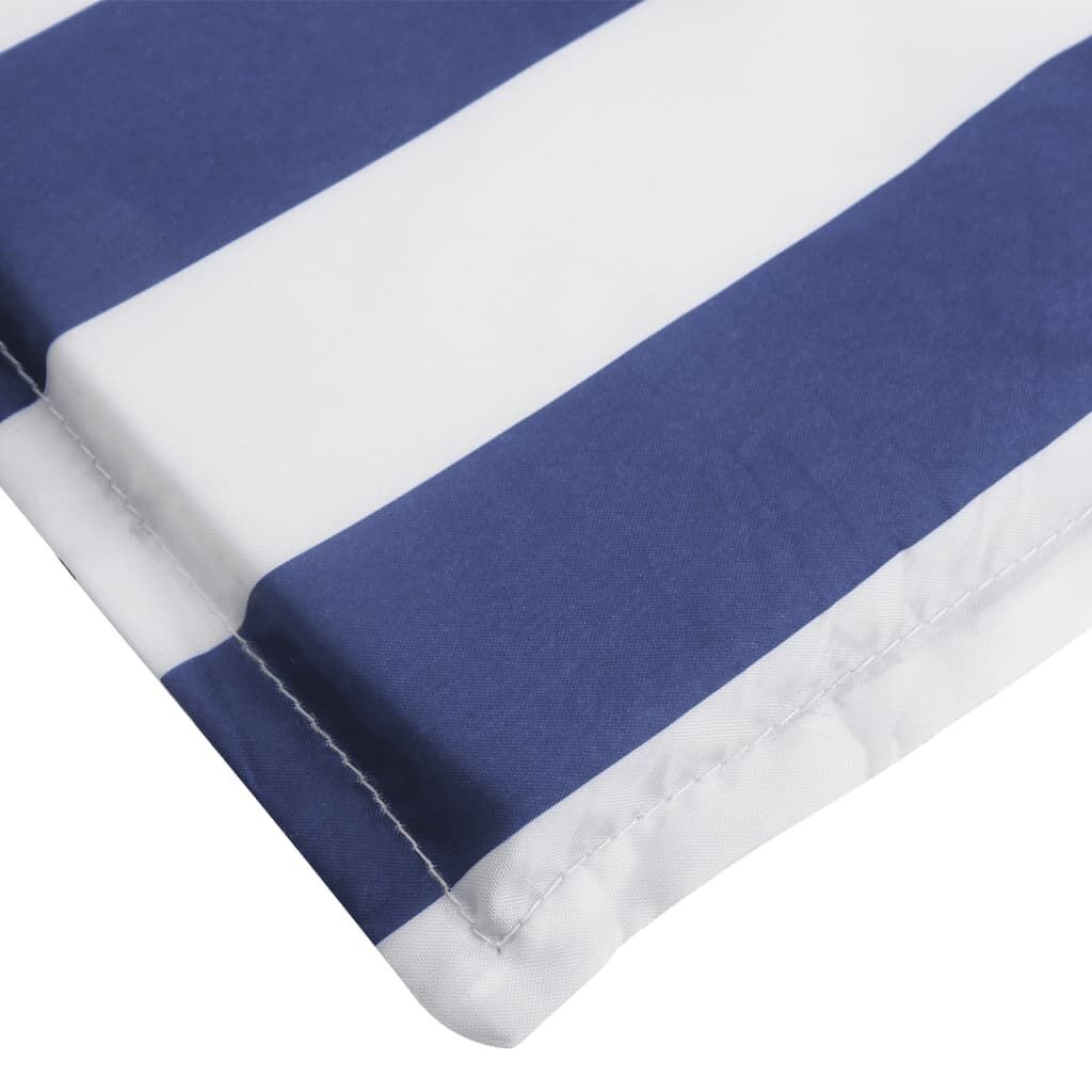 Sun Lounger Cushion Blue&White Stripe Oxford Fabric Price