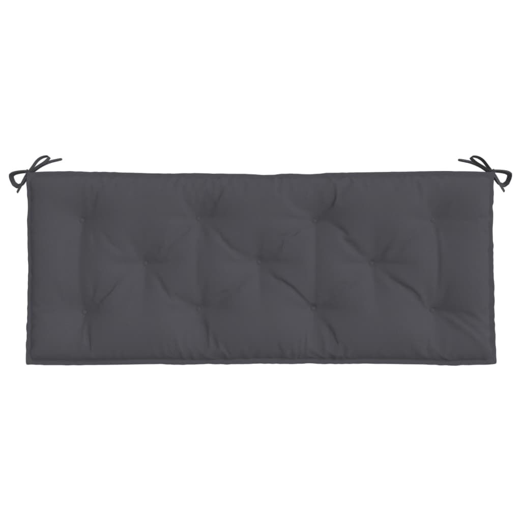 Garden Bench Cushions 2pcs Anthracite 120x50x7cm Oxford Fabric Price