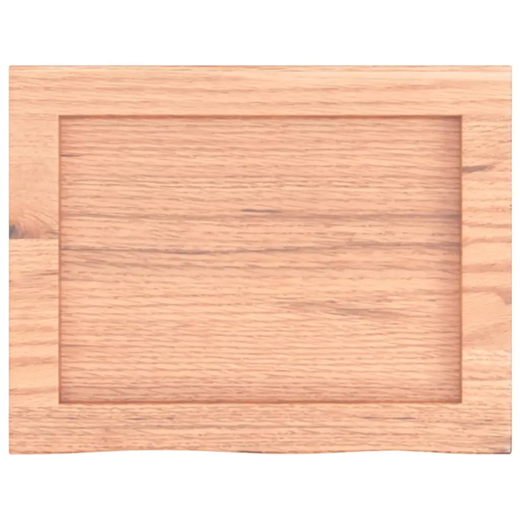 Wall Shelf Light Brown 40x30x(2-4) cm Treated Solid Wood Oak Price
