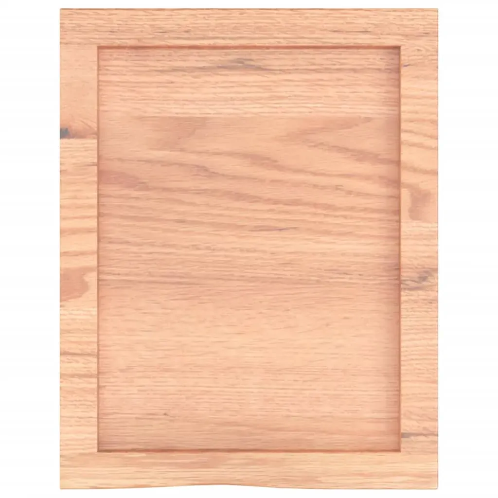 Wall Shelf Light Brown 40x50x(2-4) cm Treated Solid Wood Oak Price