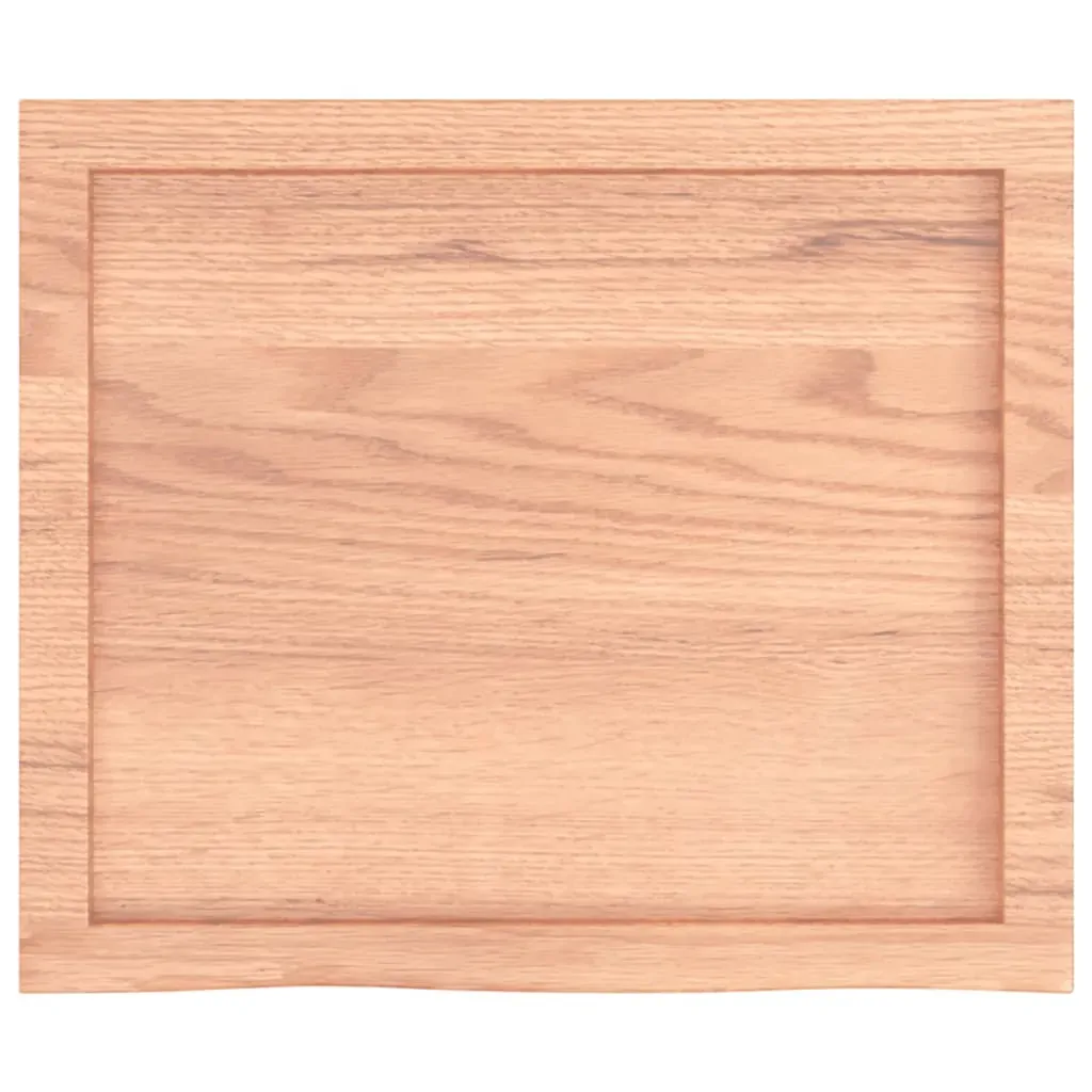 Wall Shelf Light Brown 60x50x(2-4) cm Treated Solid Wood Oak Price