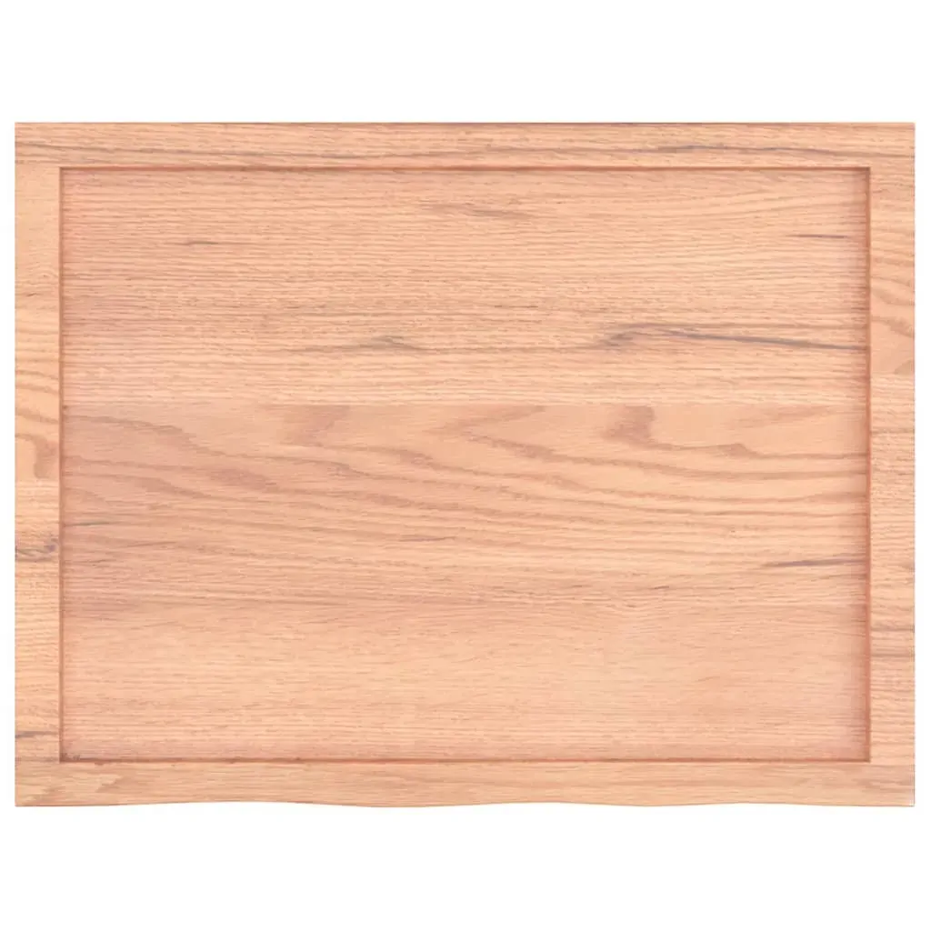 Wall Shelf Light Brown 80x60x(2-6) cm Treated Solid Wood Oak Price