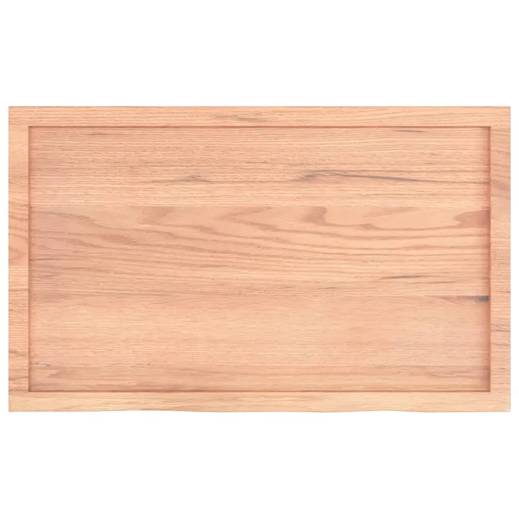 Wall Shelf Light Brown 100x60x(2-6) cm Treated Solid Wood Oak Price