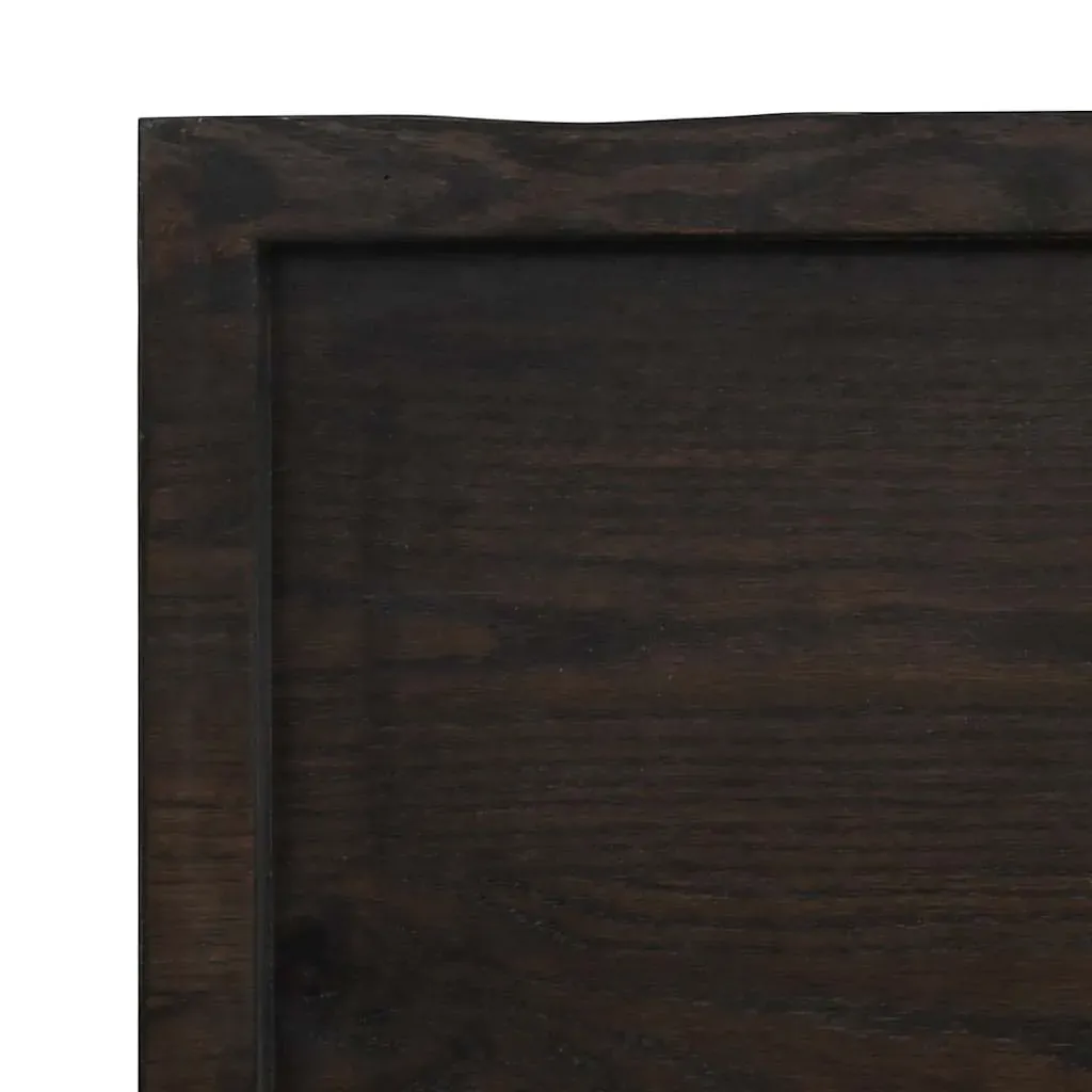 Table Top Dark Brown 140x40x(2-4) cm Treated Solid Wood Live Edge Price