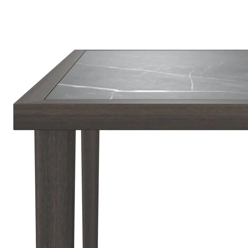 Garden Table Grey 48x48x37 cm Steel Price