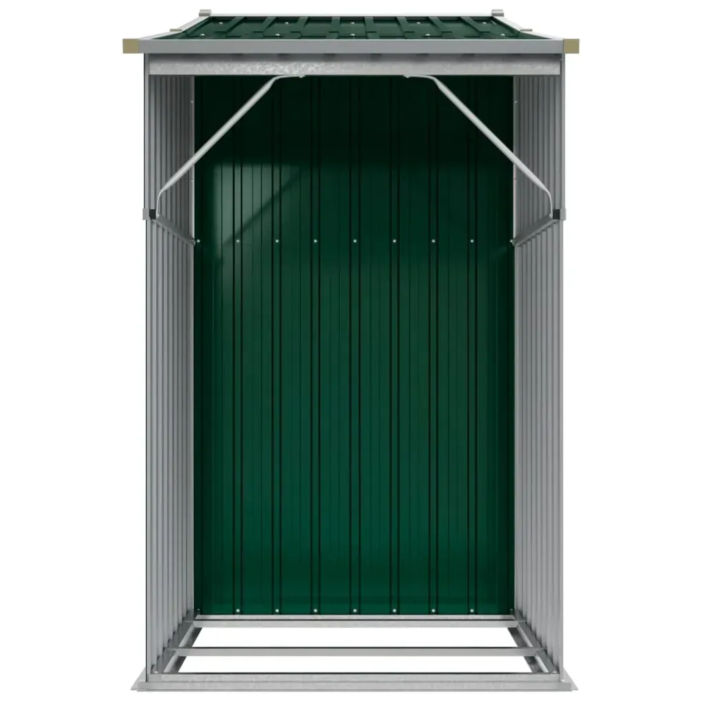 Garden Shed Green 277x93x179 cm Galvanised Steel Price