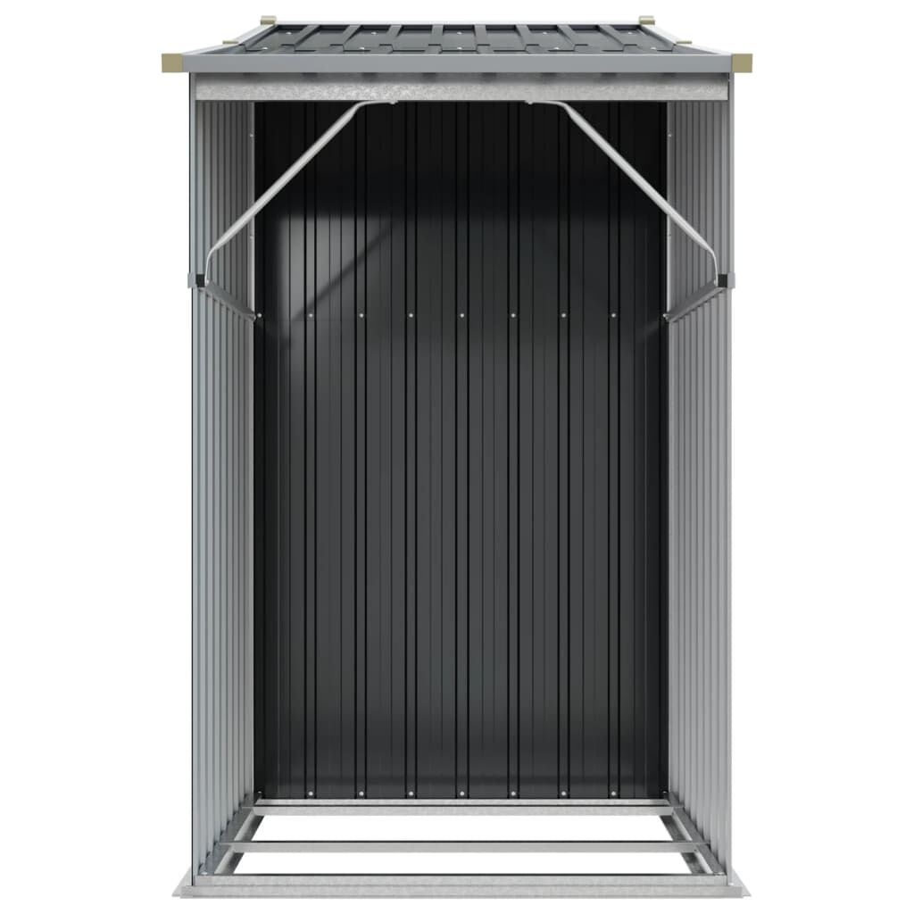 Garden Shed Anthracite 277x93x179 cm Galvanised Steel Price