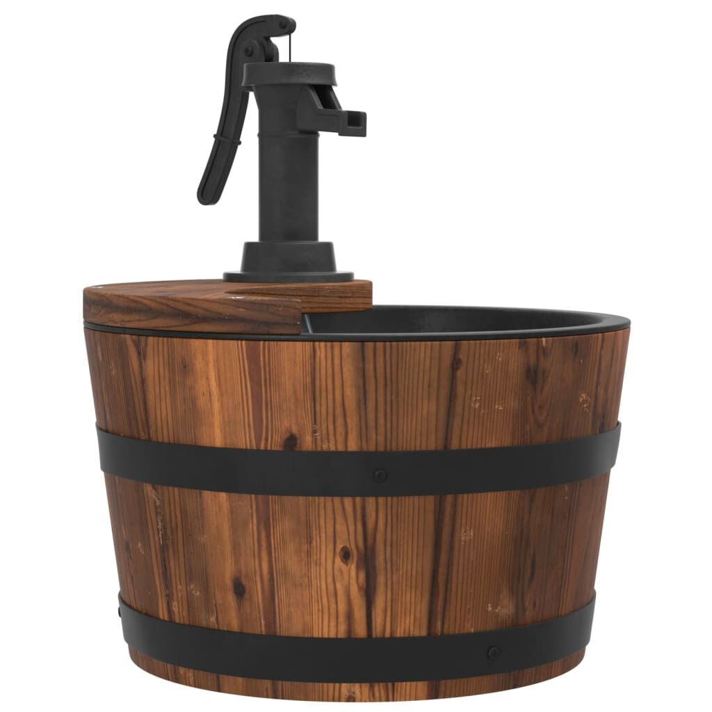 Water Fountain with Pump 28x28x34.5 cm Solid Wood Fir Price