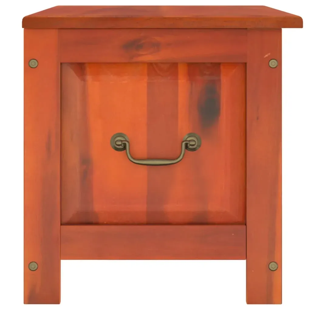 Storage Chest with Lid Brown Solid Wood Acacia Price