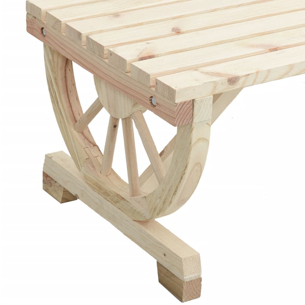 2 Piece Garden Lounge Set Solid Wood Fir Price
