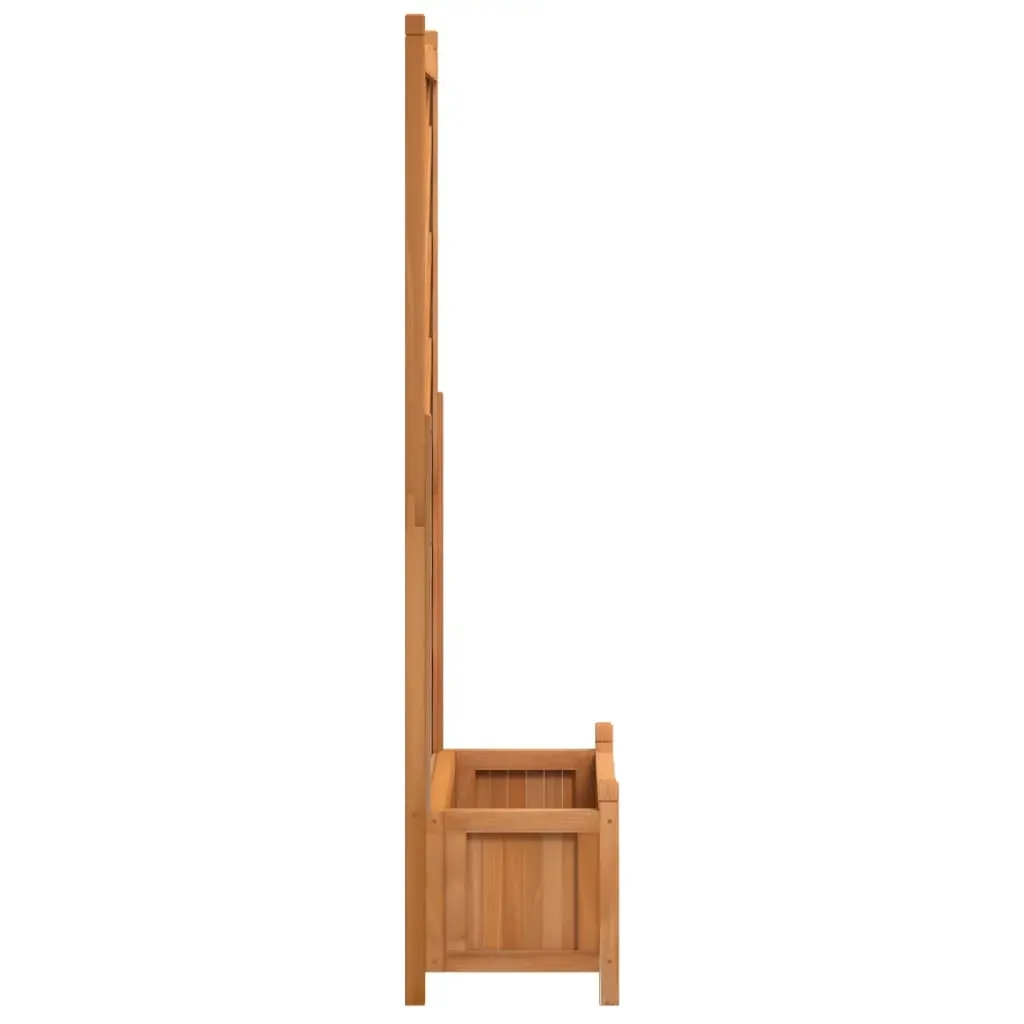 Planter with Trellis Brown Solid Wood Fir Price