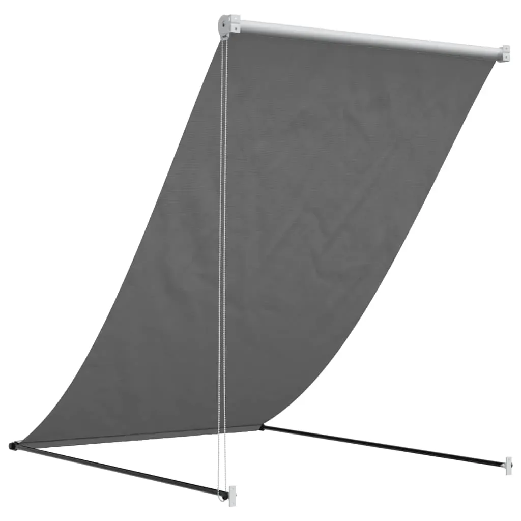 Retractable Awning Anthracite 100x150 cm Fabric and Steel Price