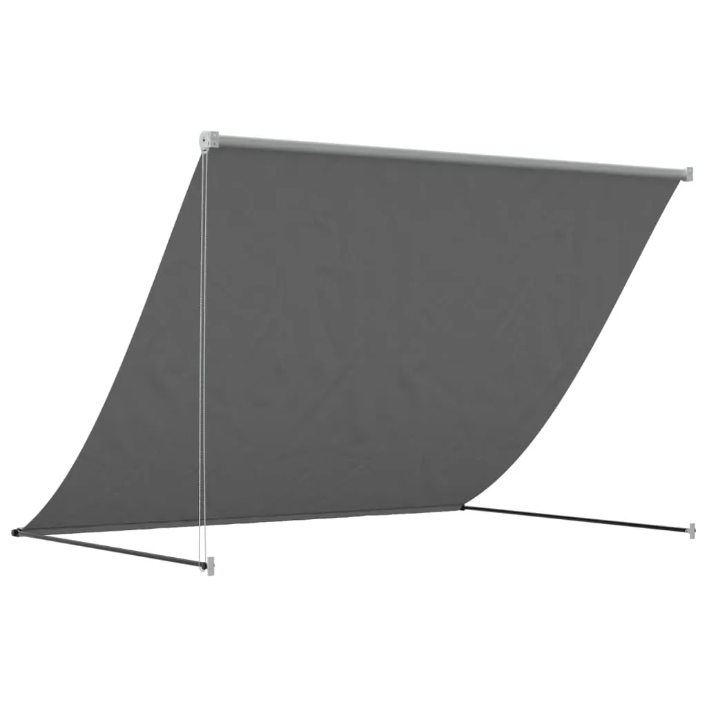 Retractable Awning Anthracite 250x150 cm Fabric and Steel Price