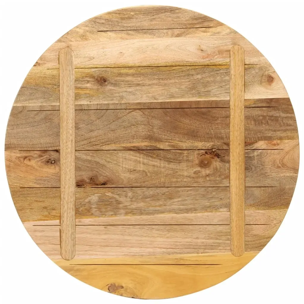 Table Top Ø 70x1.5 cm Round Solid Wood Rough Mango Price