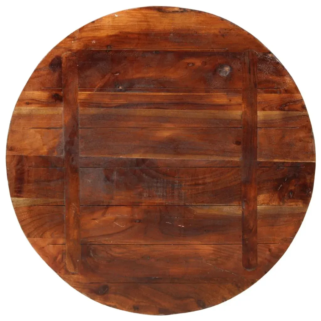 Table Top Ø 70x2.5 cm Round Solid Wood Reclaimed Price