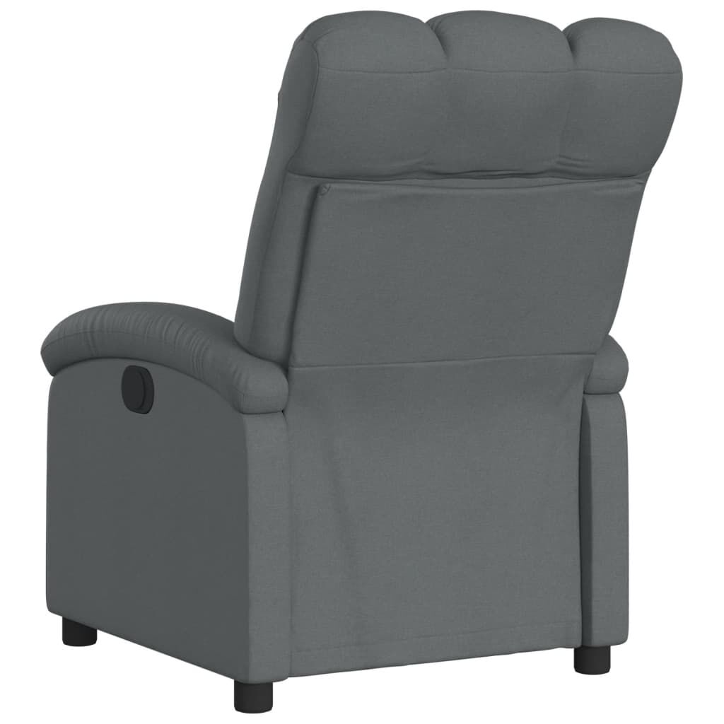 Recliner Chair Dark Grey Fabric Price