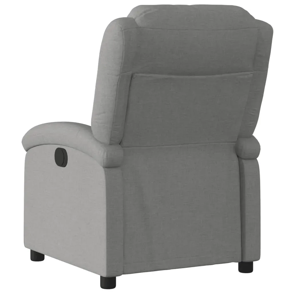 Recliner Chair Dark Grey Fabric Price
