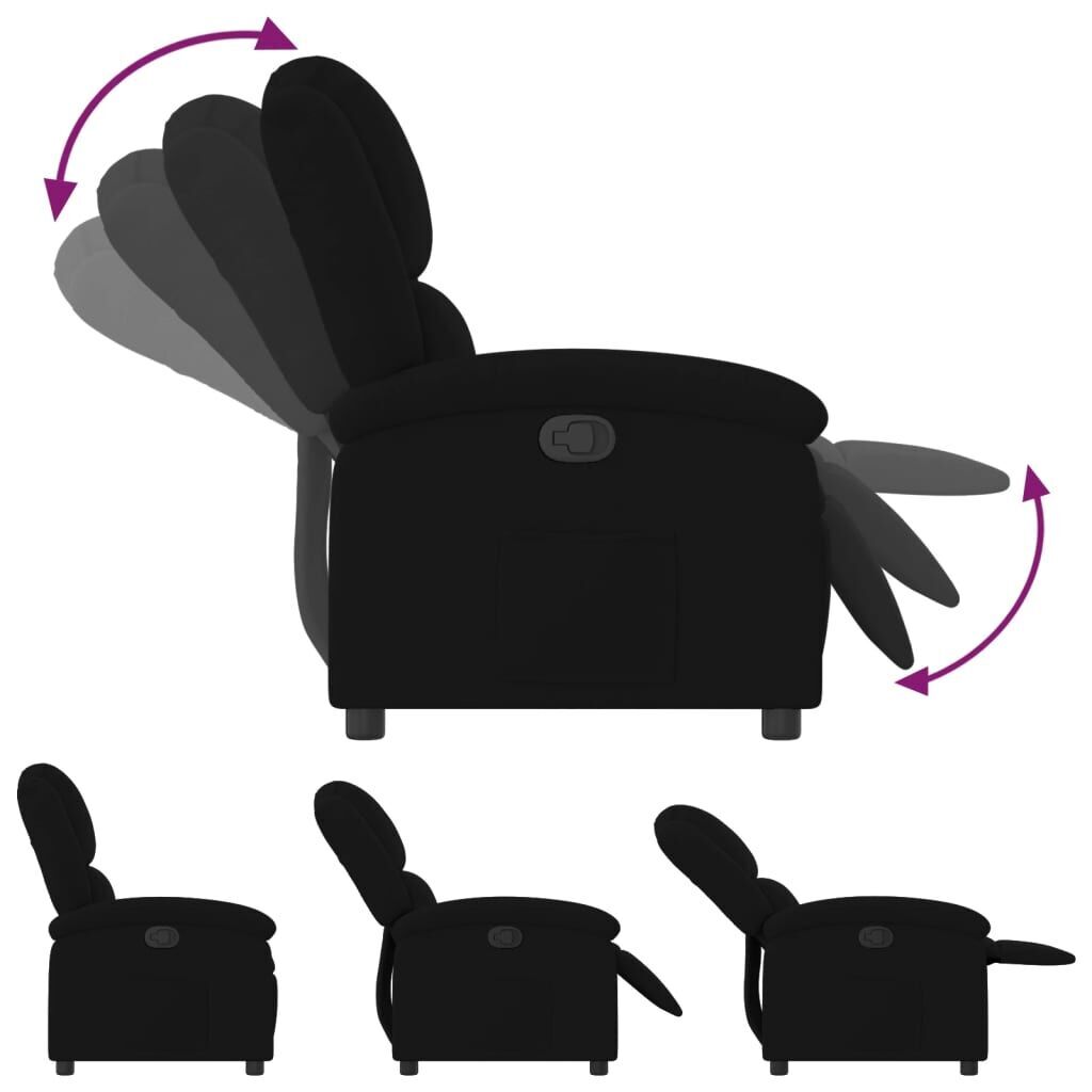 Recliner Chair Black Velvet Price