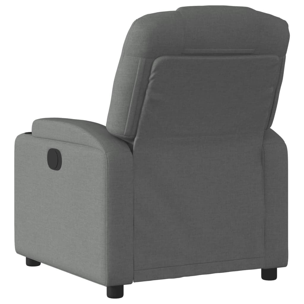 Recliner Chair Dark Grey Fabric Price