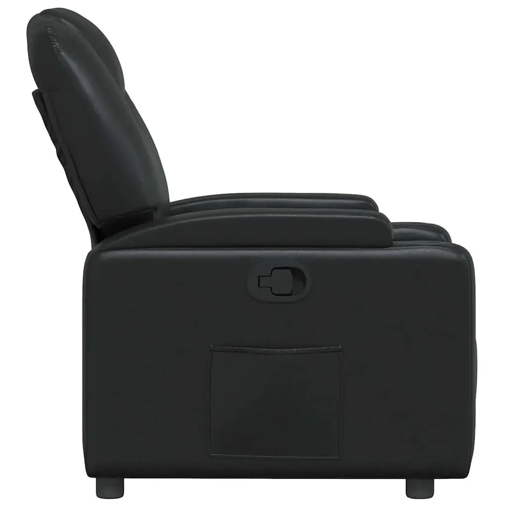 Recliner Chair Black Faux Leather Price