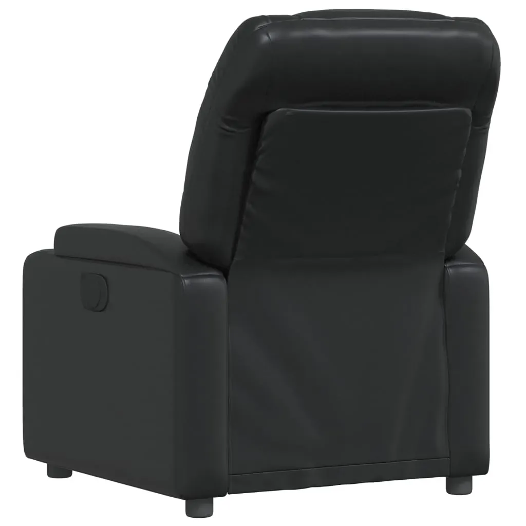 Recliner Chair Black Faux Leather Price