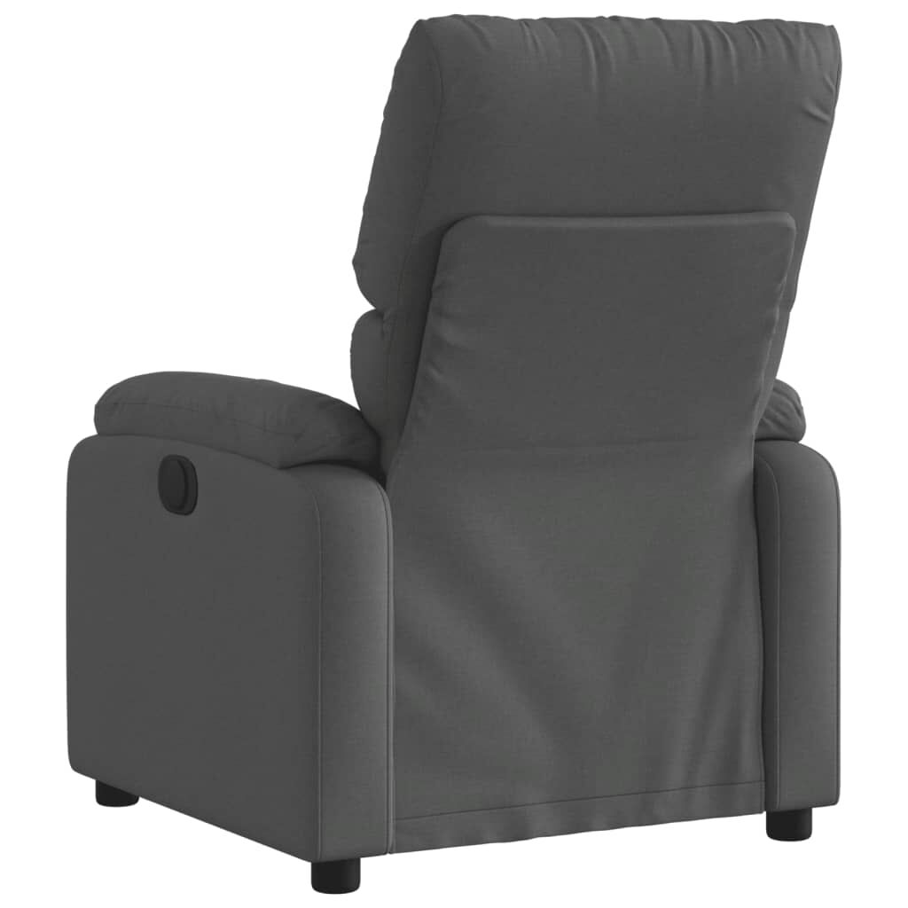Recliner Chair Dark Grey Fabric Price