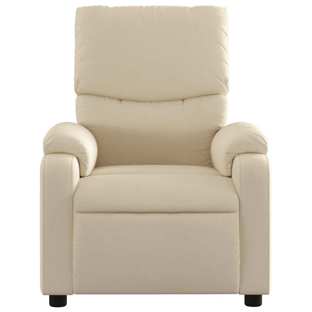 Massage Recliner Chair Cream Fabric Price