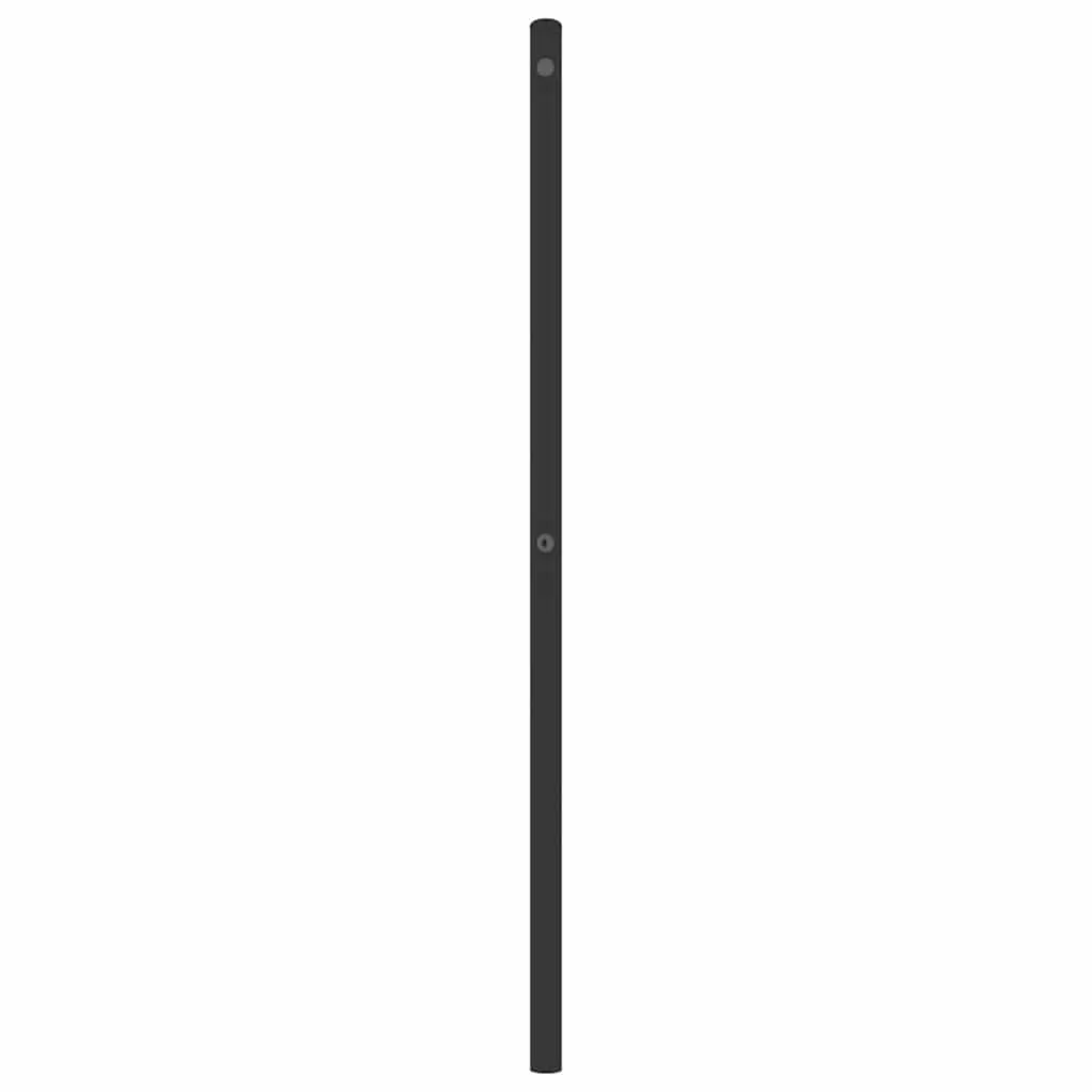 Metal Headboard Black 183 cm King Price