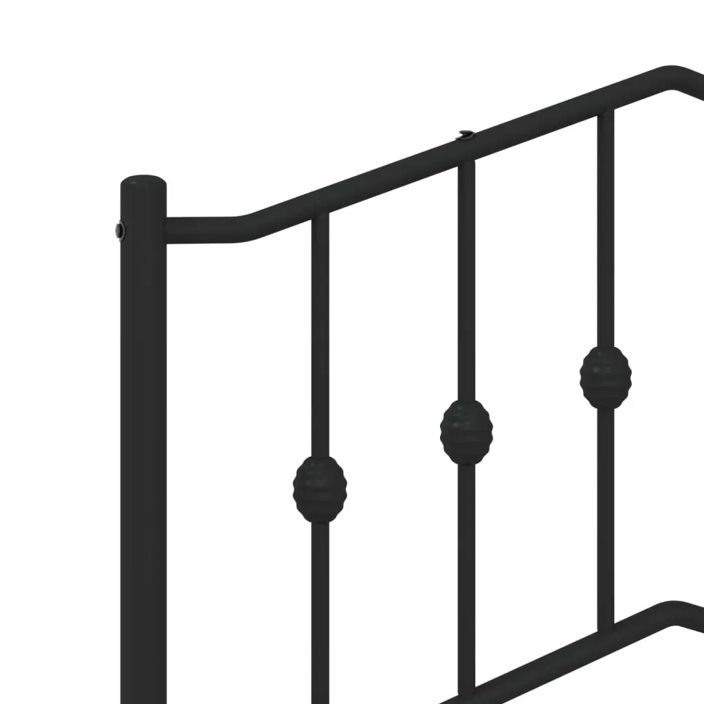 Metal Headboard Black 107 cm King Single Price