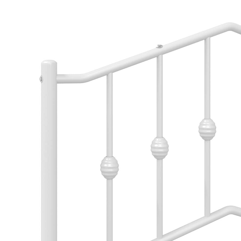 Metal Headboard White 152 cm Queen Price