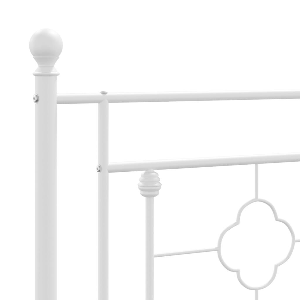 Metal Headboard White 107 cm King Single Price