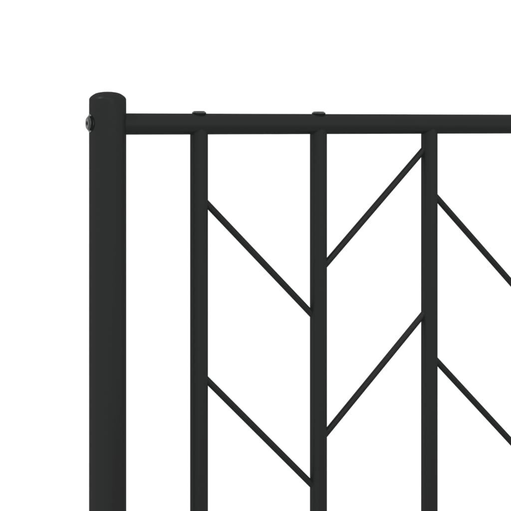 Metal Headboard Black 107 cm King Single Price
