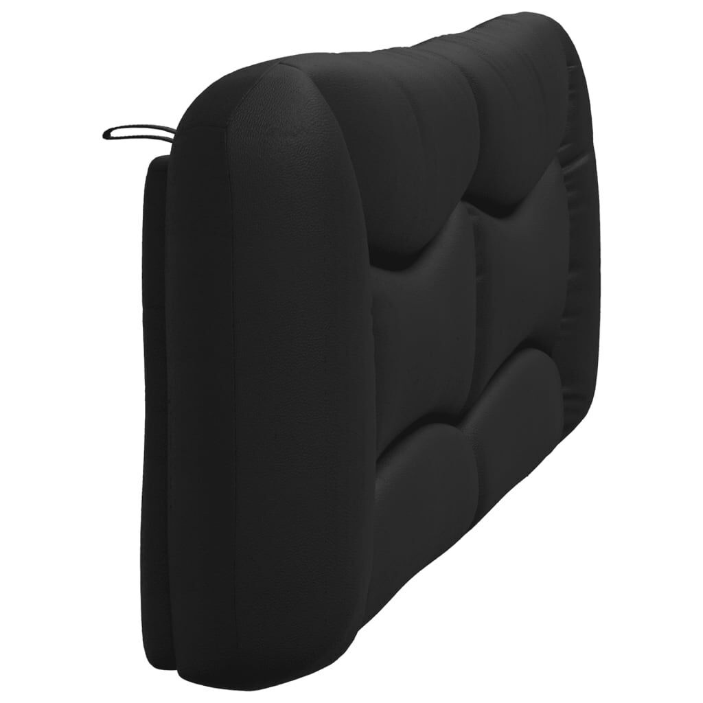 Headboard Cushion Black 180 cm Faux Leather Price