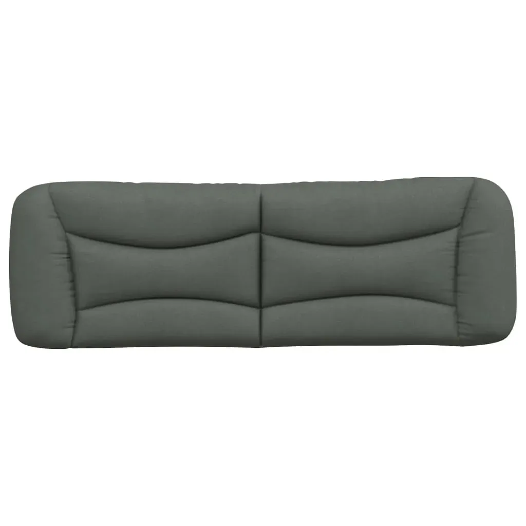 Headboard Cushion "Hvar" Dark Grey 152 cm Queen Fabric Price