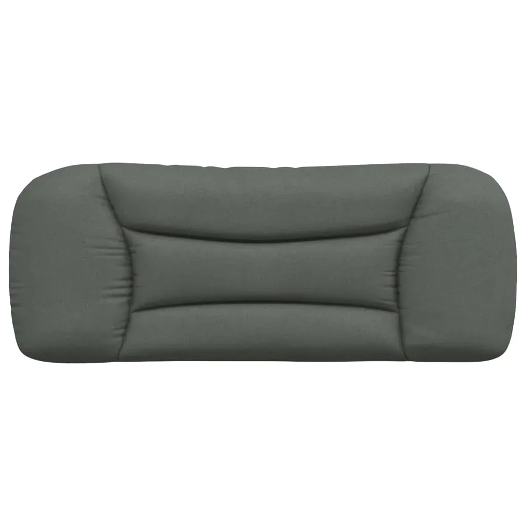 Headboard Cushion "Hvar" Dark Grey 107 cm King Single Fabric Price
