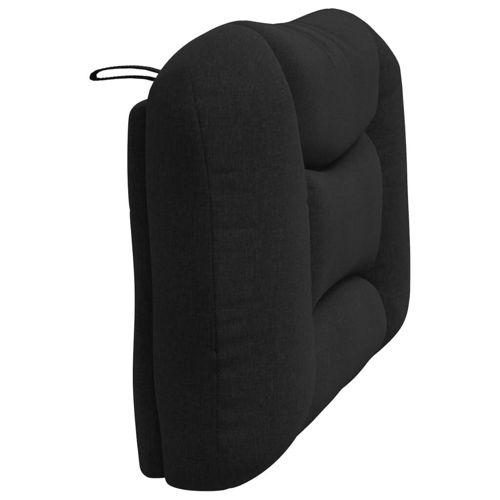 Headboard Cushion Black 107 cm King Single Fabric Price