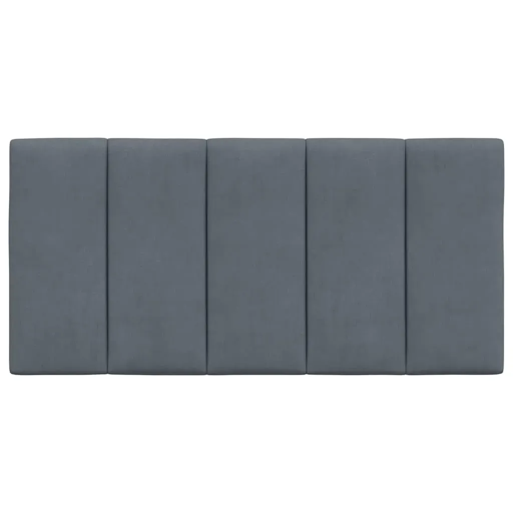 Headboard Cushion "Hanko" Dark Grey 107 cm King Single Velvet Price