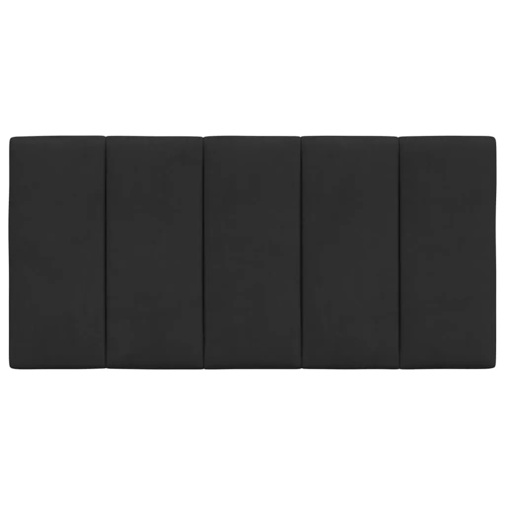 Headboard Cushion "Hanko" Black 107 cm King Single Velvet Price