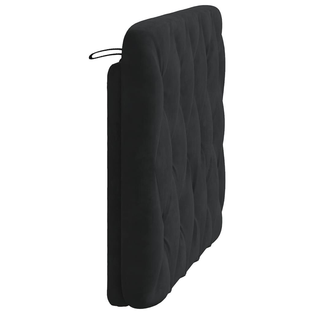 Headboard Cushion Black 107 cm King Single Velvet Price
